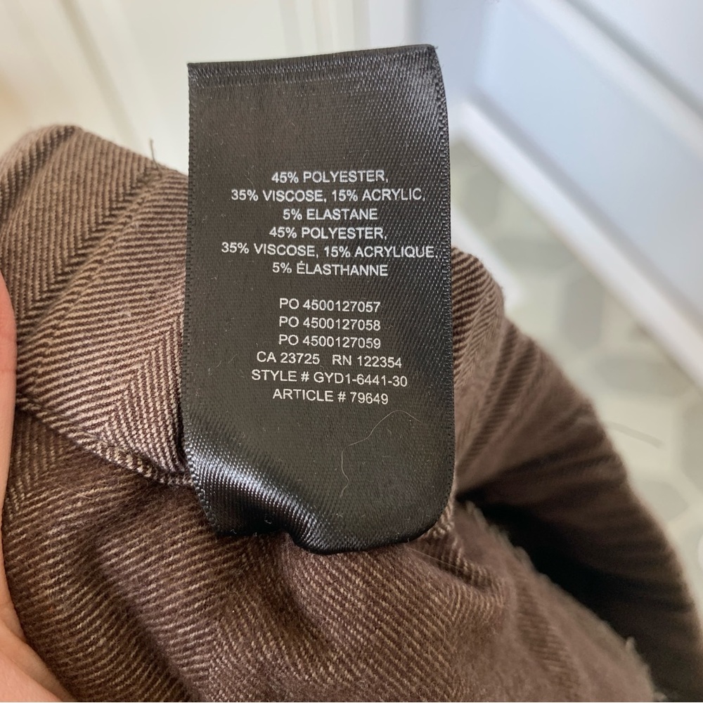 BABATON BROWN DRESS PANTS - Picture 8 of 8